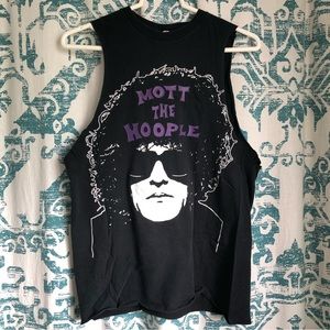 Mott the Hoople hand-cut tank top